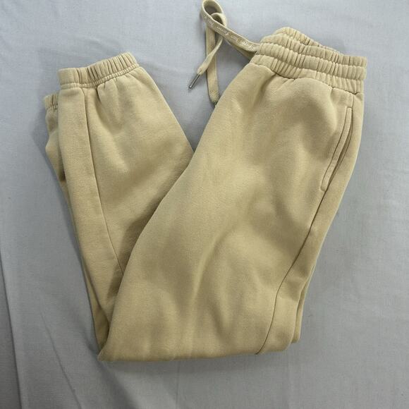 Juicy Couture x Forever 21 Women’s Tan Sweatpants Size S Joggers Rhinestones - Picture 2 of 6